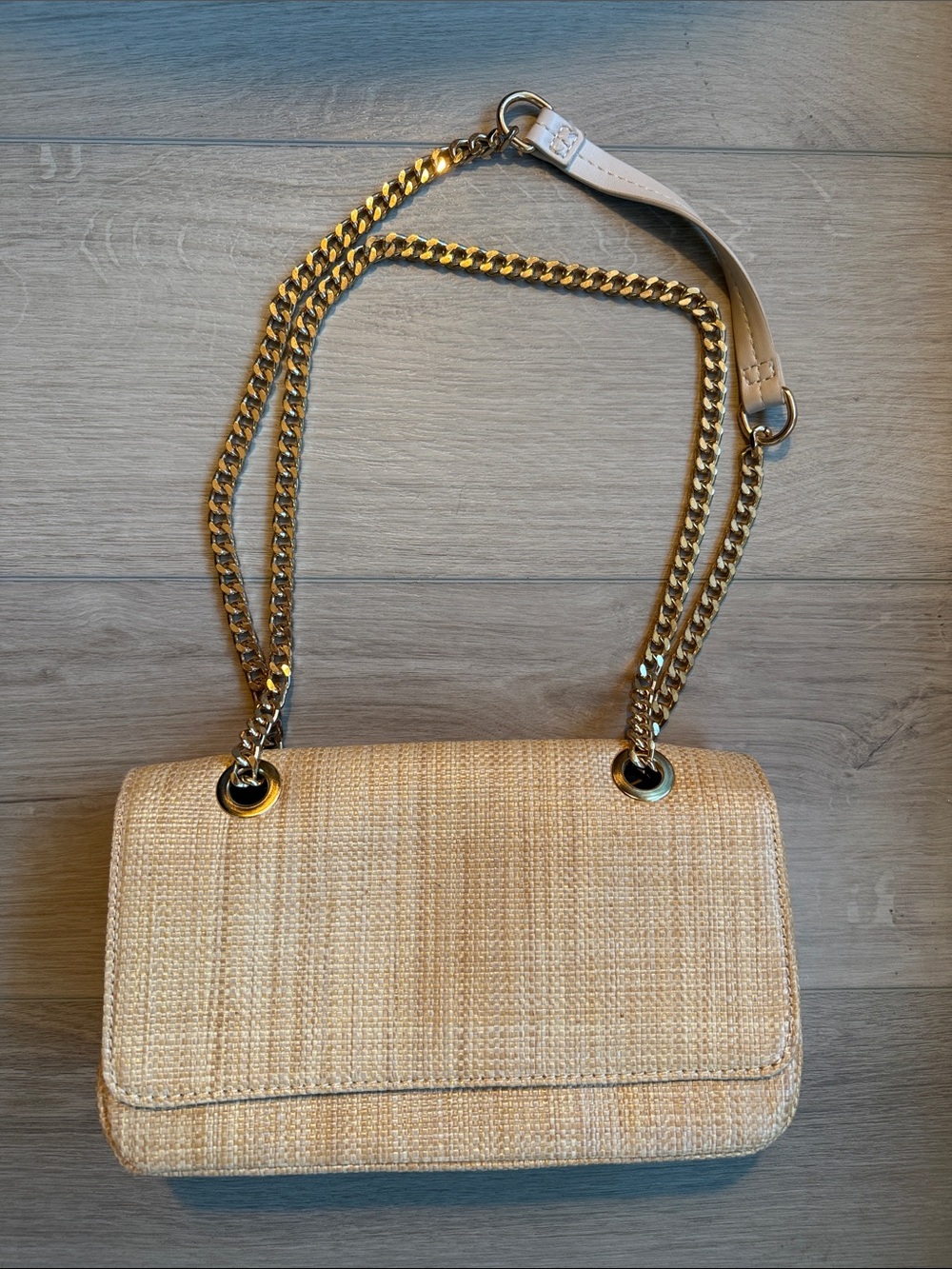 The Drop straw with gold purse